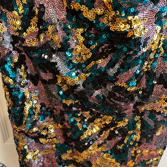 Dress The Population Size Small Sequin Party Dress - Picture 9 of 9